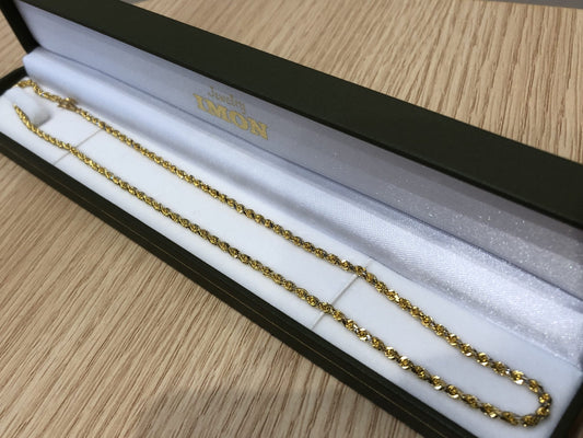 K18(18金)のチェーンネックレスをお買取りさせて頂きました。