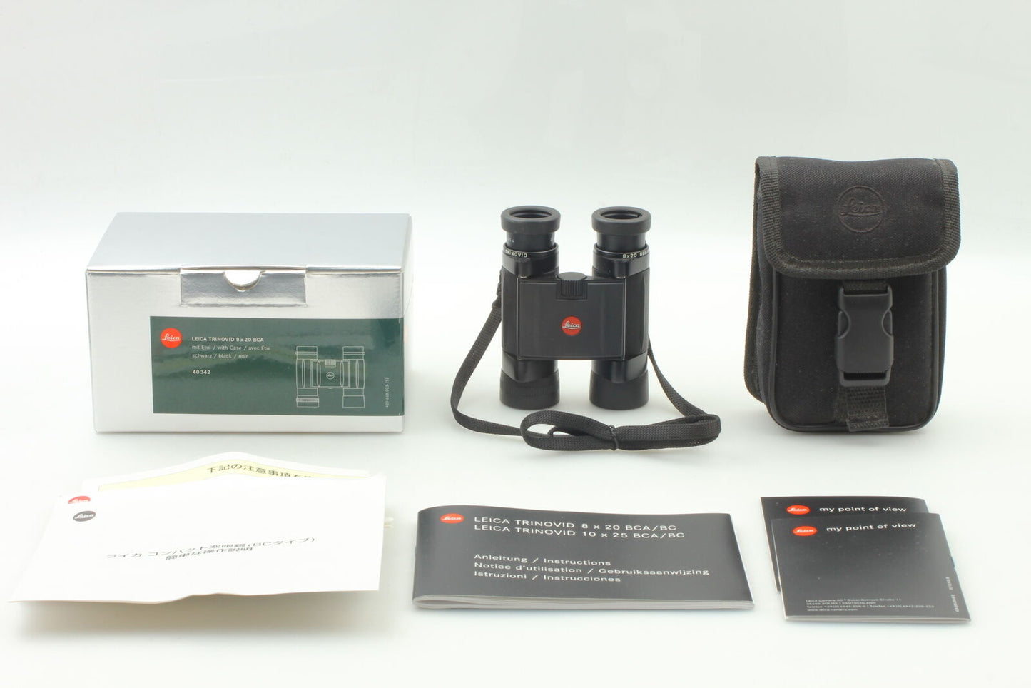 *TOP MINT* Leica Trinovid 8x20 BCA Binoculars 40342 From JAPAN