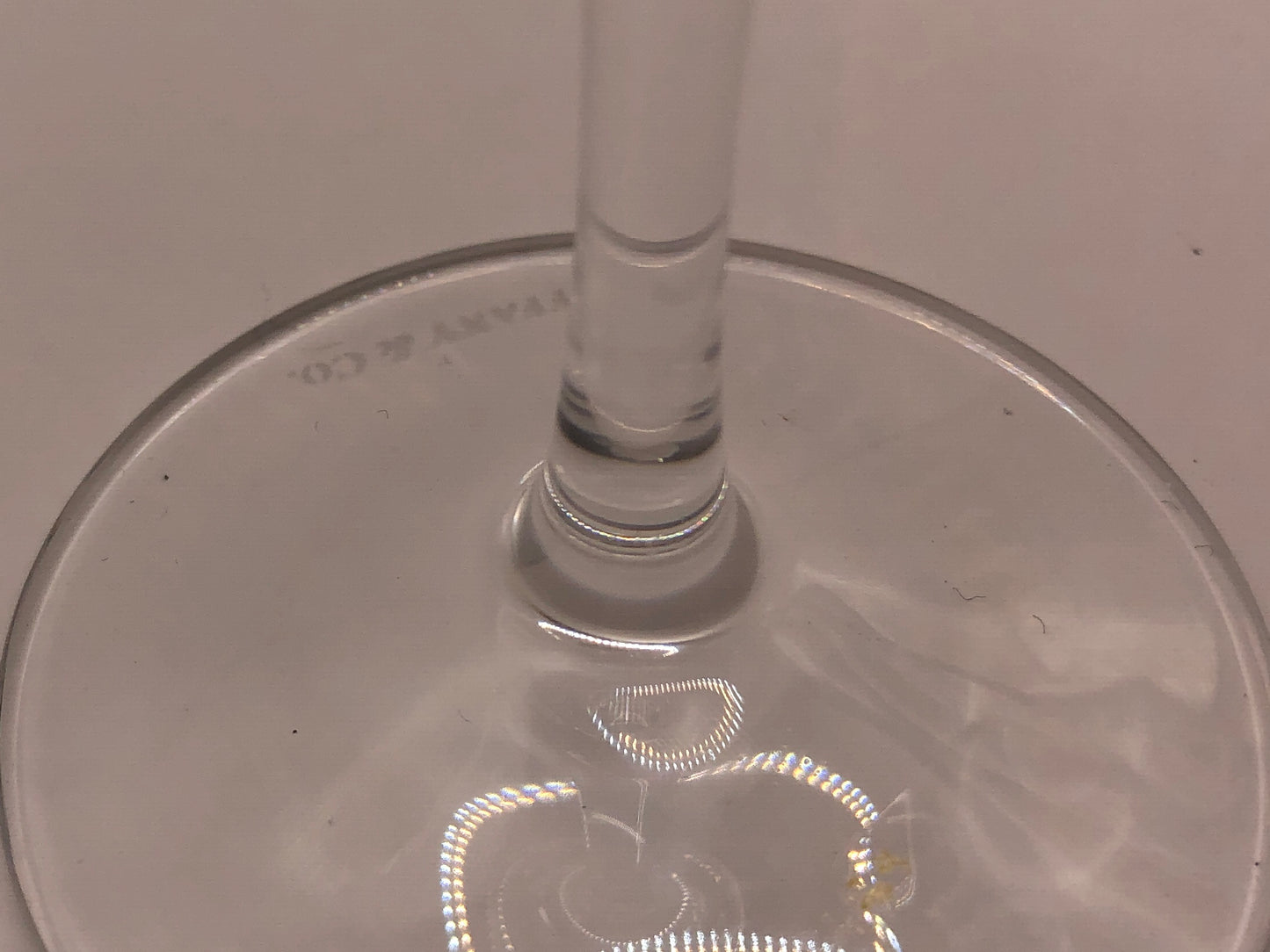 ティファニー　Tiffany　シャンパンペアグラス　箱付き　クリスタル