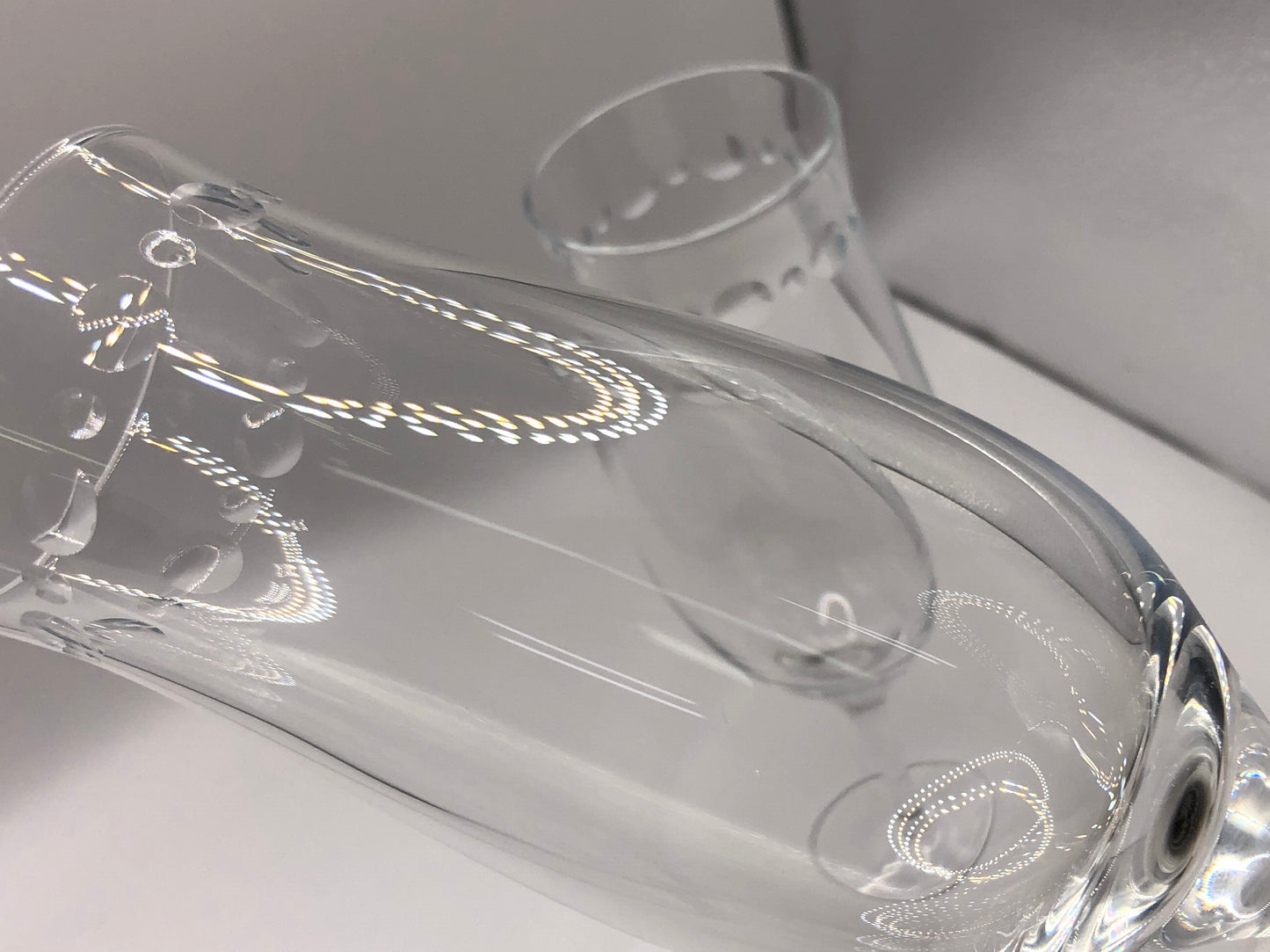 ティファニー　Tiffany　シャンパンペアグラス　箱付き　クリスタル