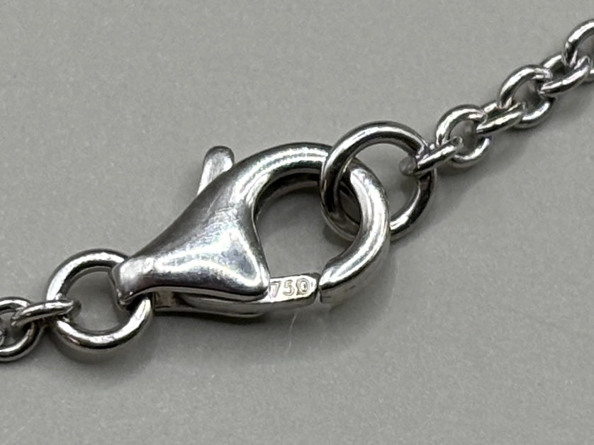 カルティエ　Cartier　ベビーラブネックレス　K18WG　ホワイトゴールド　約7.2g　箱付き