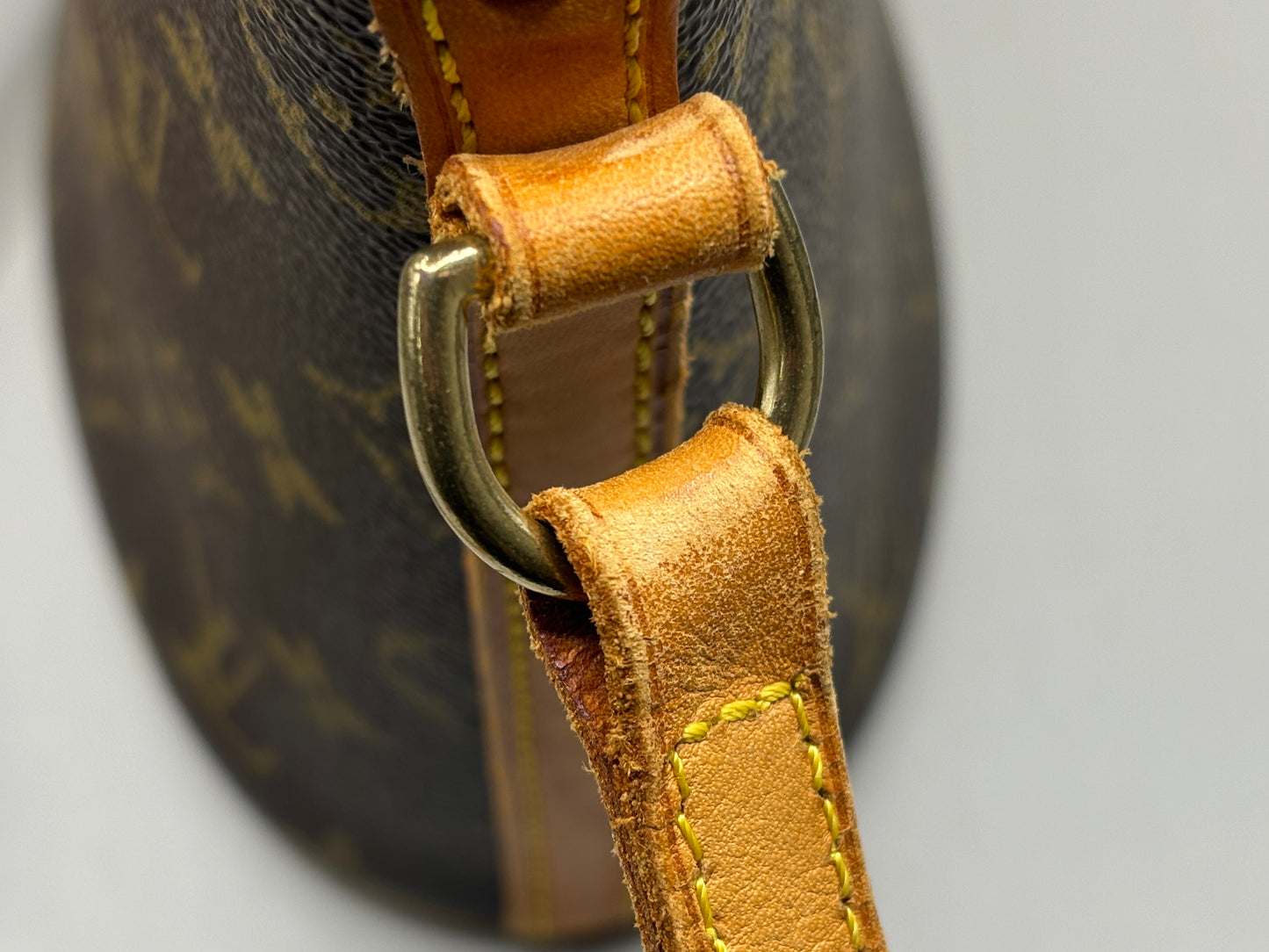 【Louis Vuitton】ルイヴィトン　M51290 ドルーオ ショルダーバッグ　モノグラム　ゴールド金具　レディース　ブラウン×ベージュ